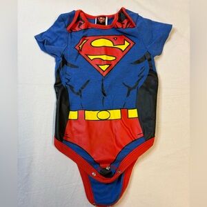 DC Superman Blue Red and Yellow Infant Costume Onesie